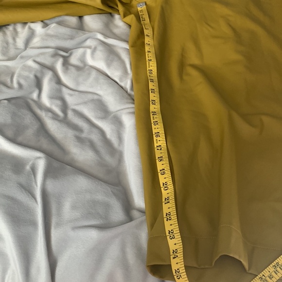 ANTHROPOLOGIE MAEVE COLETTE CROPPED WIDE LEG PANTS PEA GREEN 20W WIDE LEG VEGAN - Picture 6 of 9